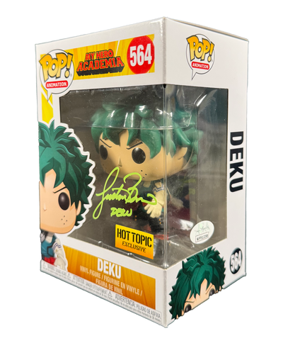 Justin Briner Signed Funko Pop Deku My Hero Academia Autographed JSA COA