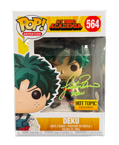 Justin Briner Signed Funko Pop Deku My Hero Academia Autographed JSA COA