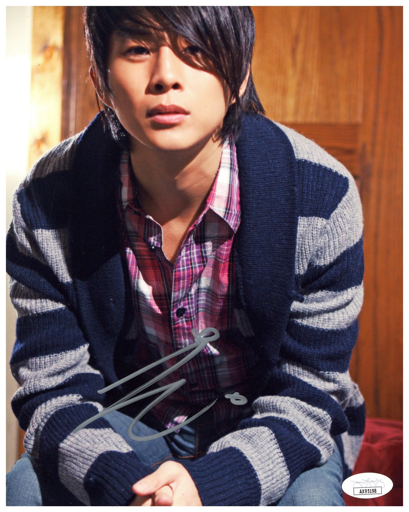 Justin Chon signed 8x10 21 & Over Autographed JSA COA