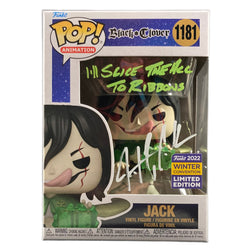 Image of Justin Cook Signed Jack Winter Convention Black Clover Funko Pop JSA COA 2