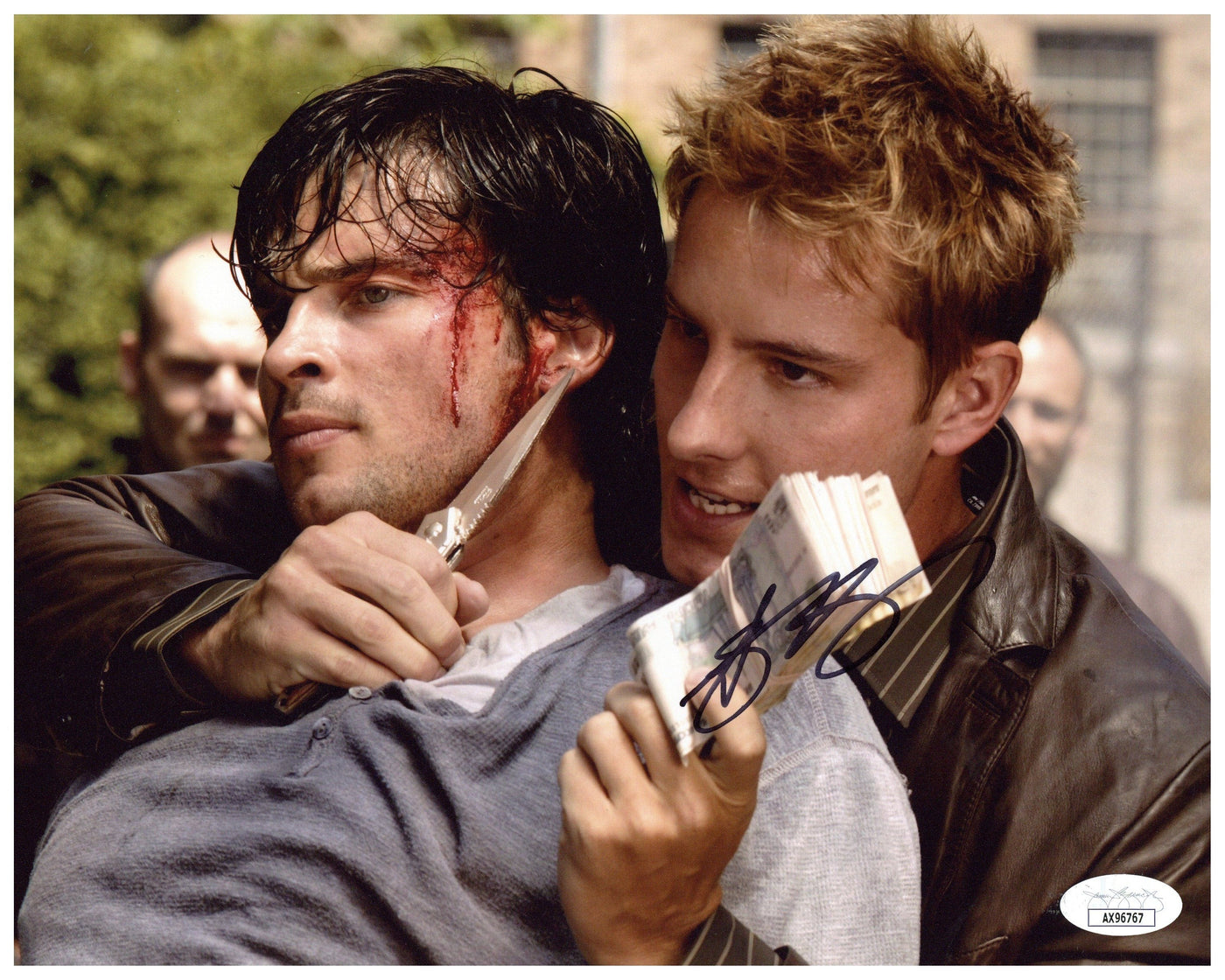 Justin Hartley Signed 8x10 Photo Smallville Autograph JSA COA