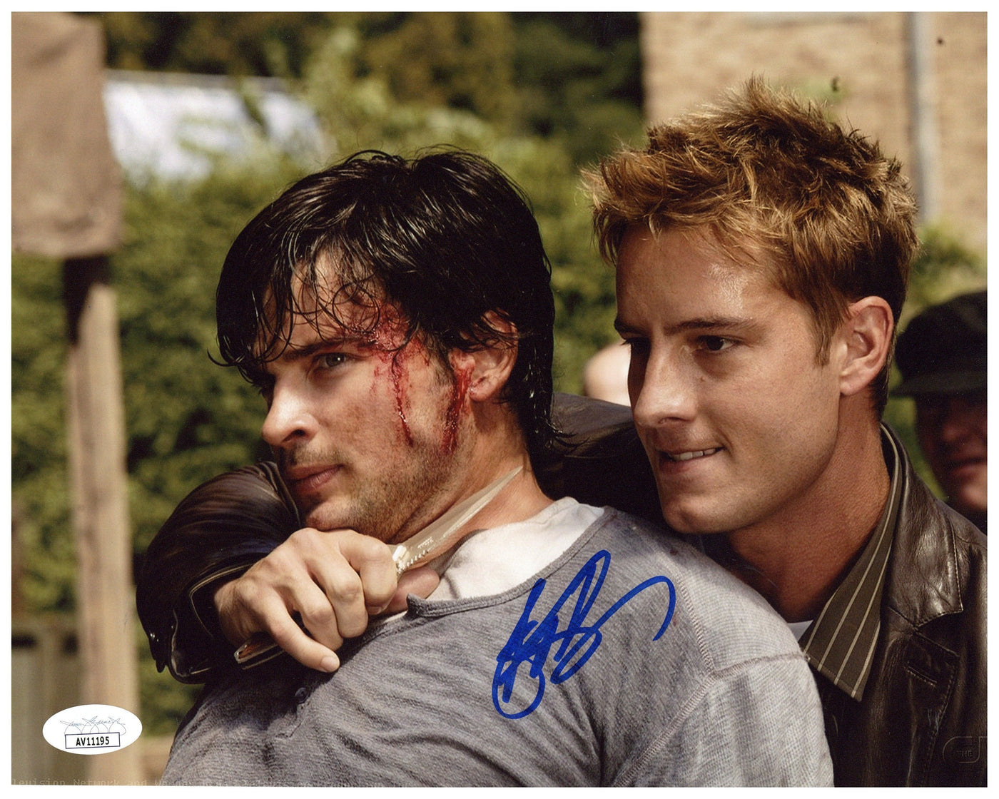 Justin Hartley Signed 8x10 Photo Smallville Autographed JSA COA #3
