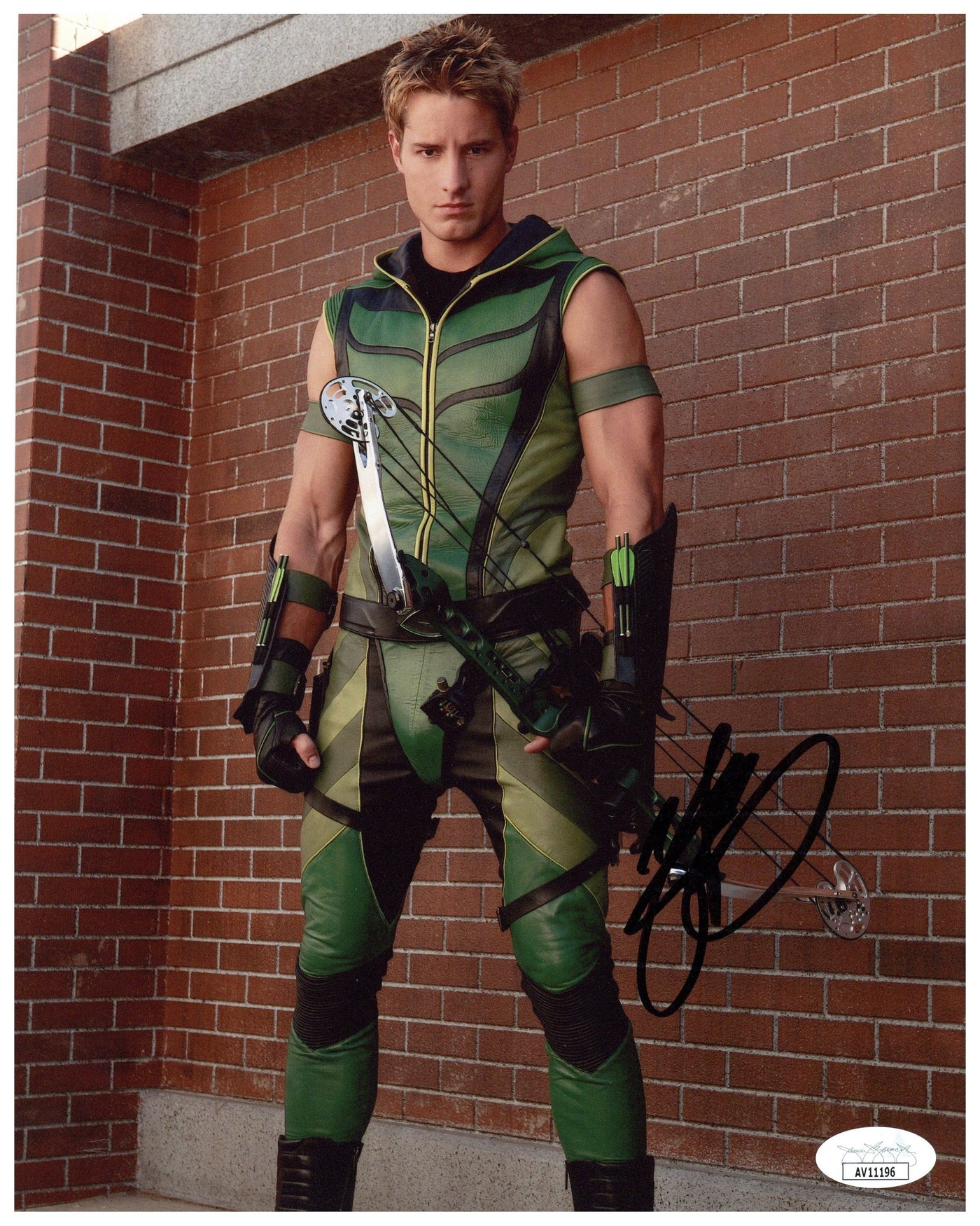 Justin Hartley Signed 8x10 Photo Smallville Autographed JSA COA