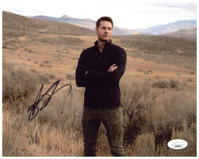 Justin Hartley Signed 8x10 Photo Tracker Autograph JSA COA