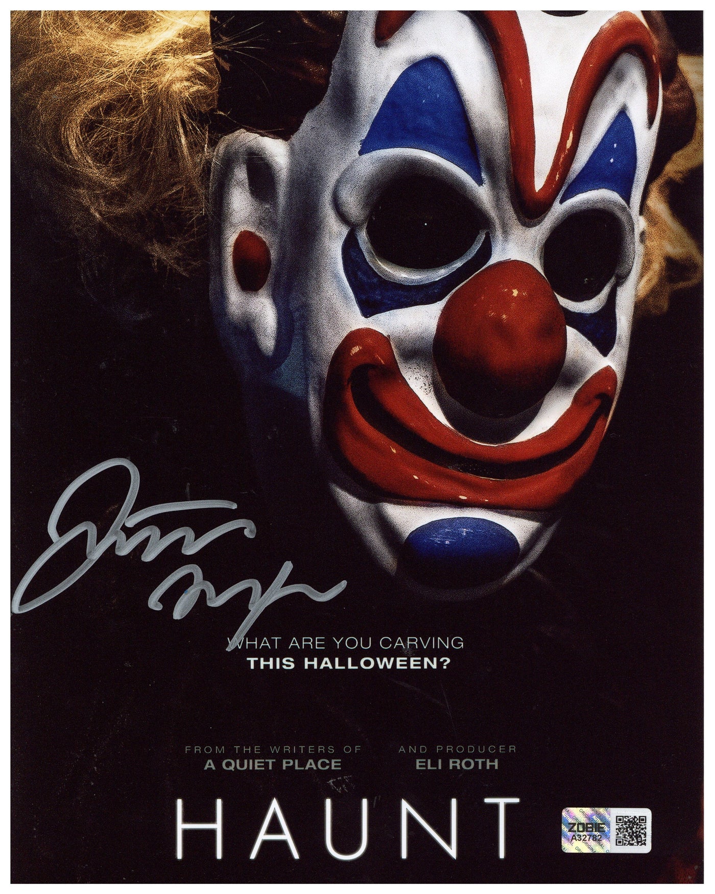 Justin Marxen Signed 8x10 Photo Haunt Horror Autograph Certified Zobie COA
