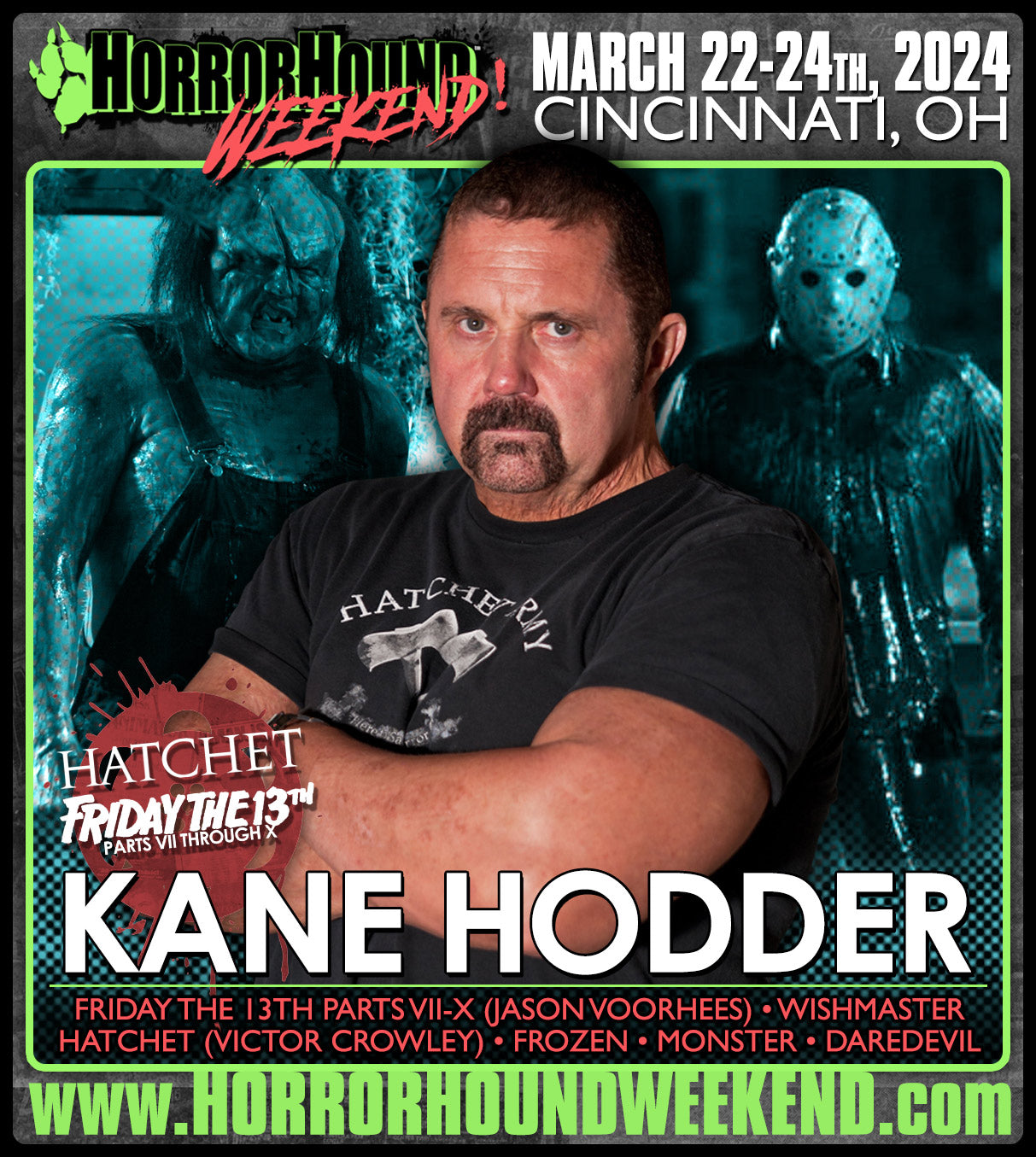 Kane Hodder Official Autograph MailIn Service HorrorHound Weekend 2