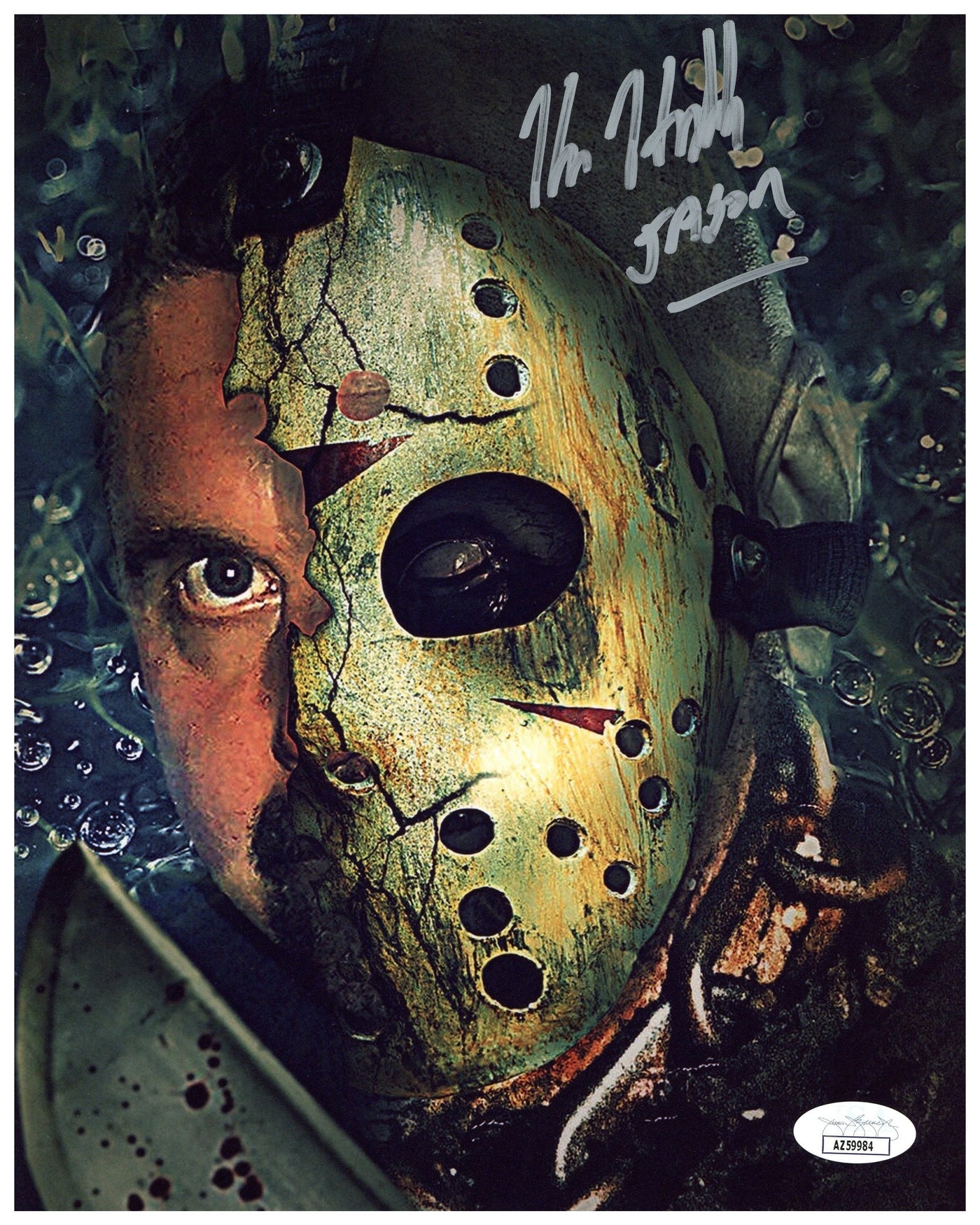 Kane Hodder Signed 8x10 Photo Friday the 13th Autographed JSA COA