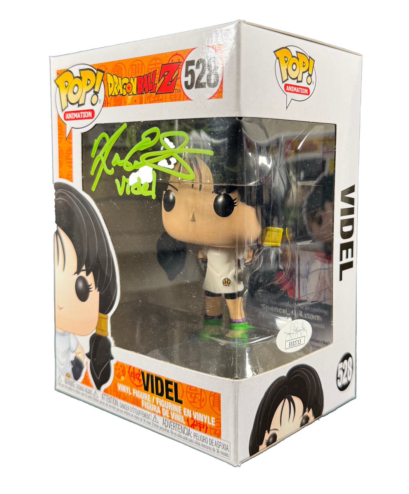 Kara Edwards Signed Funko Pop Dragon Ball Z Videl Autographed JSA COA