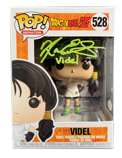 Kara Edwards Signed Funko Pop Dragon Ball Z Videl Autographed JSA COA