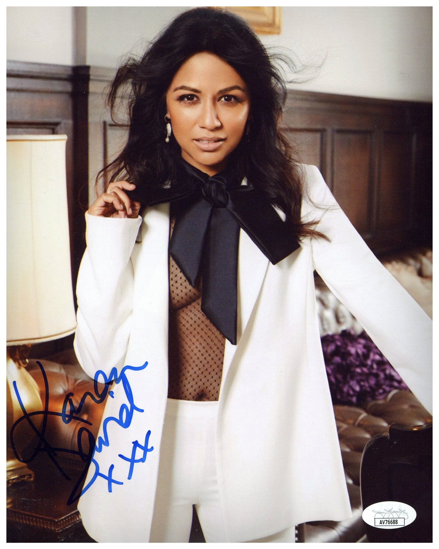 Karen David Signed 8x10 Photo Fear The Walking Dead Autographed JSA COA