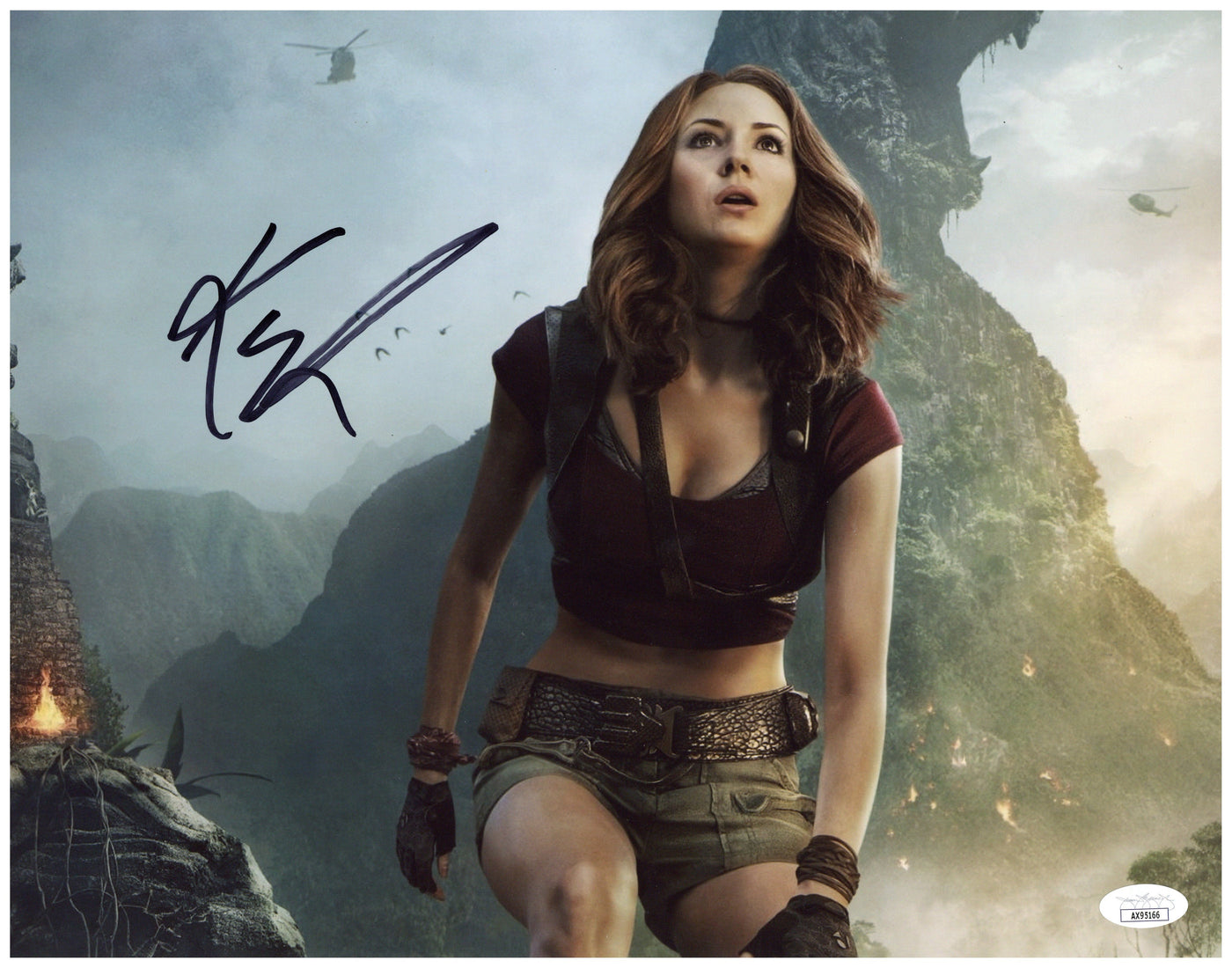 Karen Gillan Signed 11x14 Photo Jumanji Autographed JSA COA