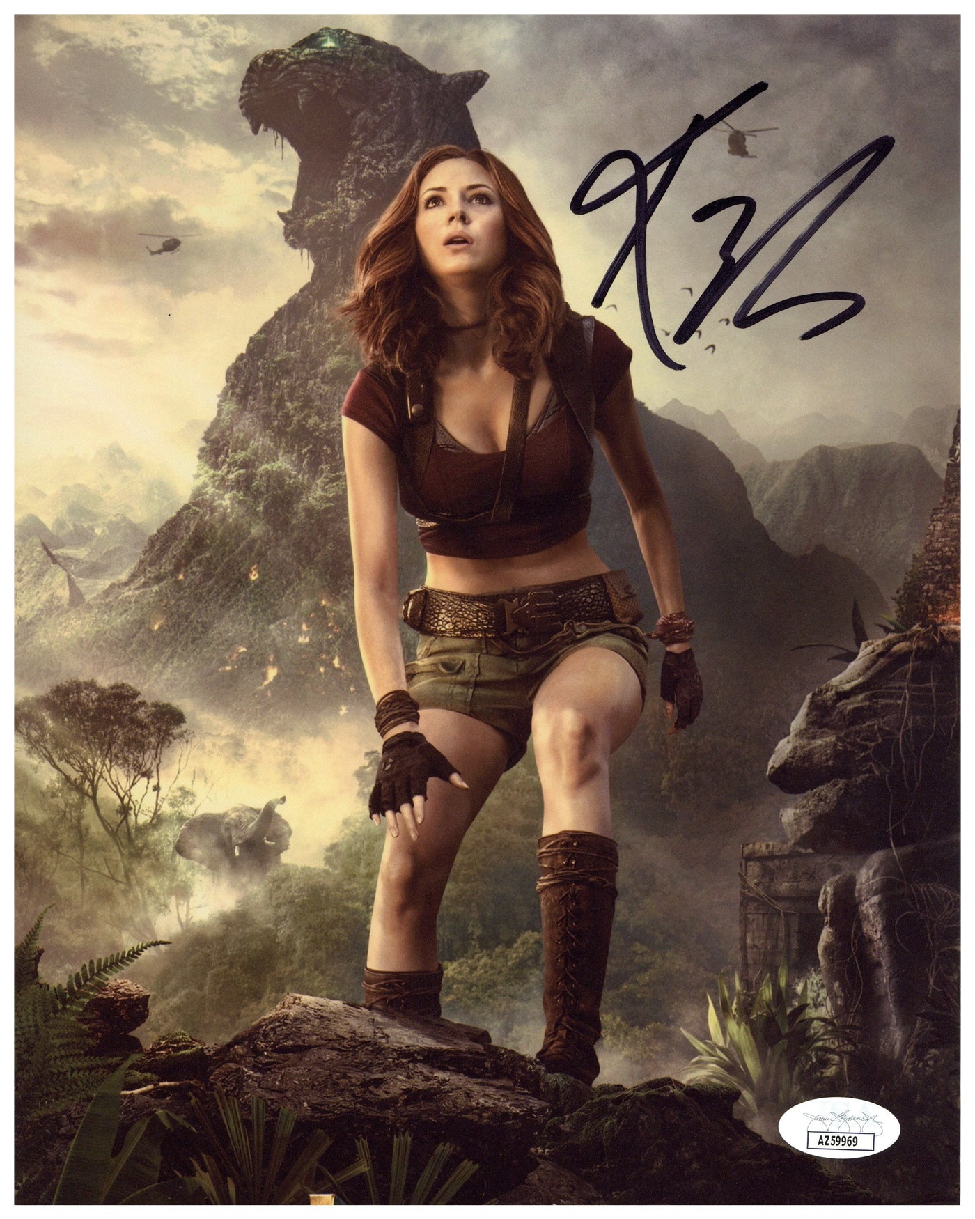 Karen Gillan Signed 8x10 Photo Jumanji Autographed JSA COA #2