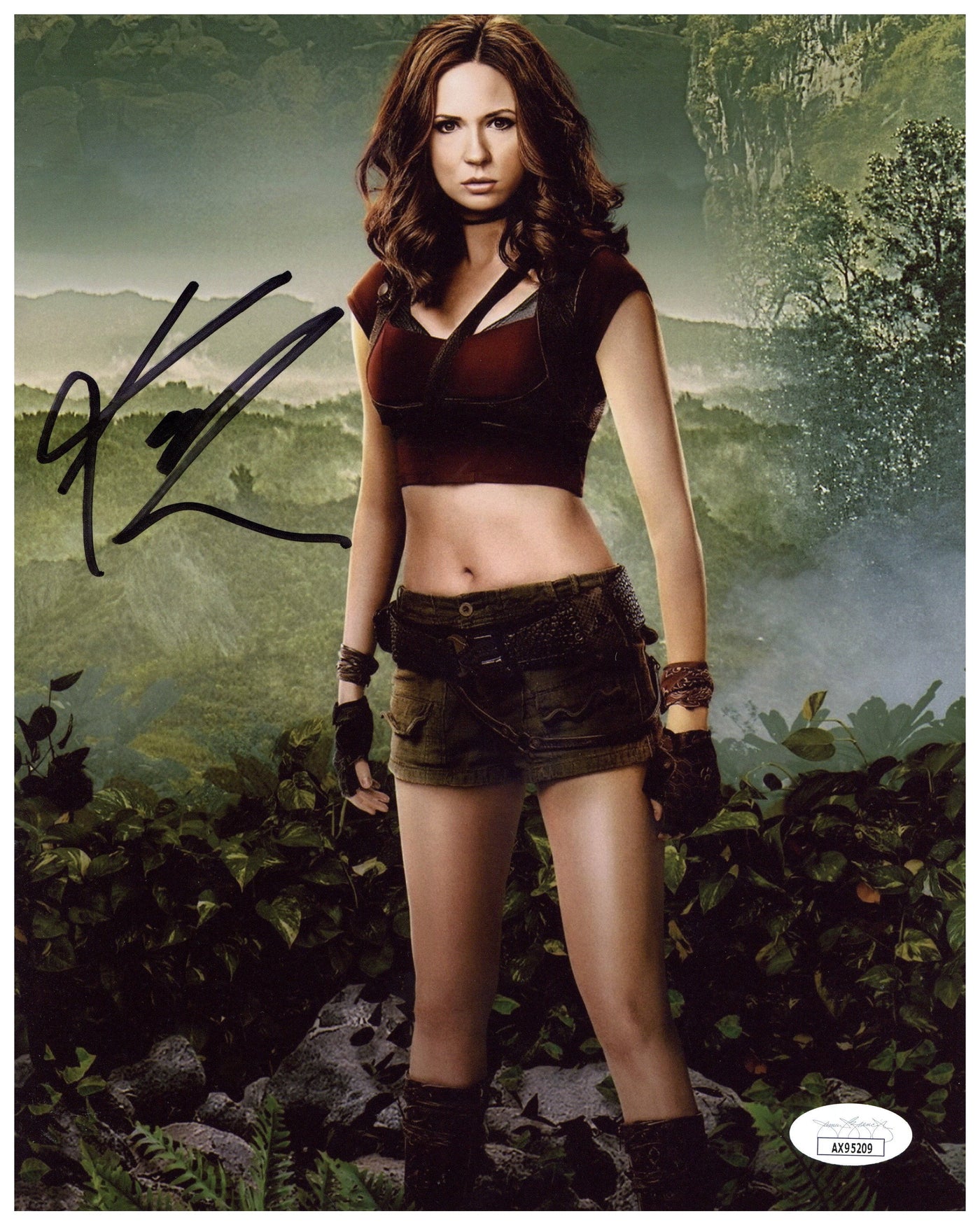 Karen Gillan Signed 8x10 Photo Jumanji Autographed JSA COA