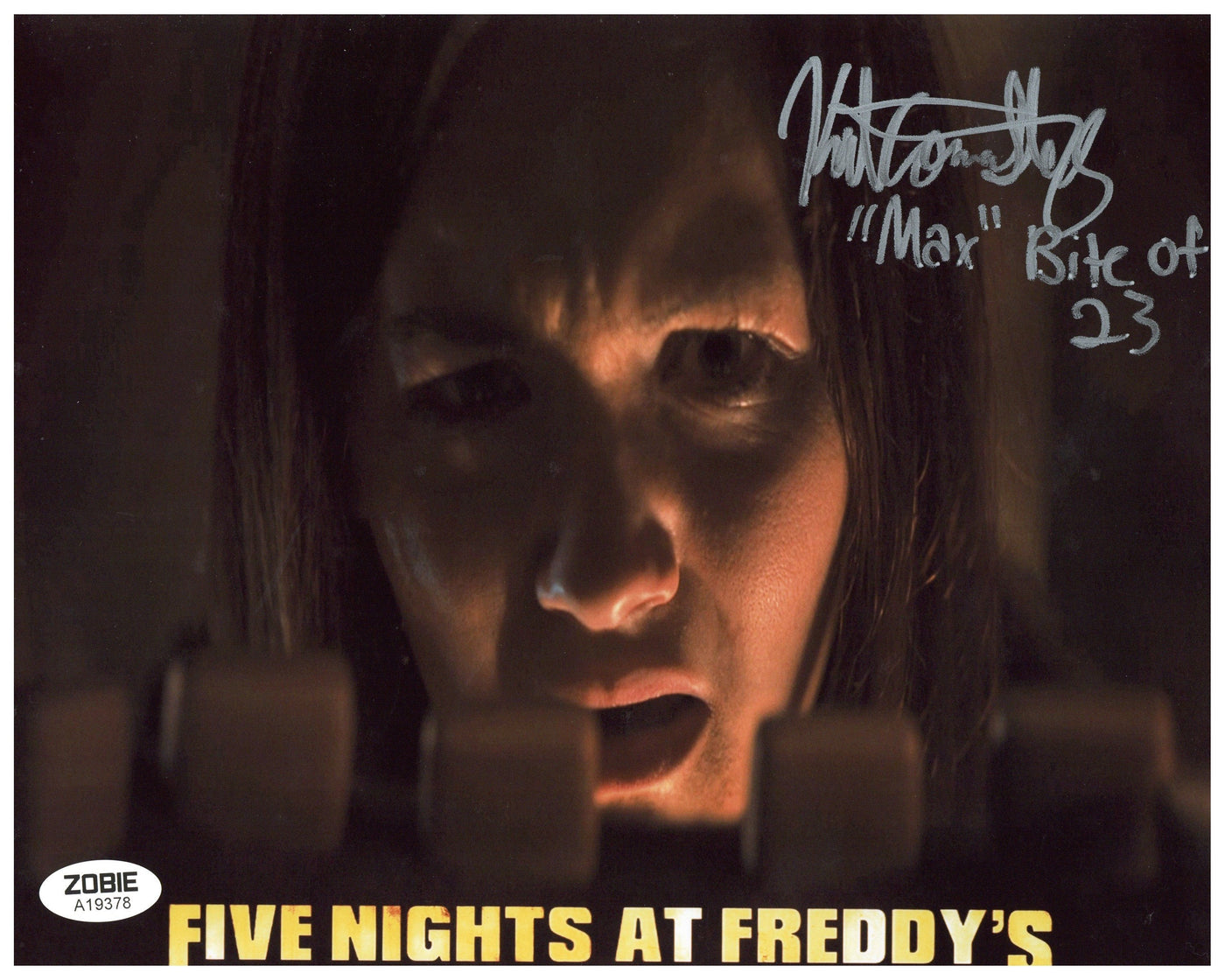 Kat Conner Sterling Signed 8x10 Photo Five Nights at Freddy's Auto Zobie COA