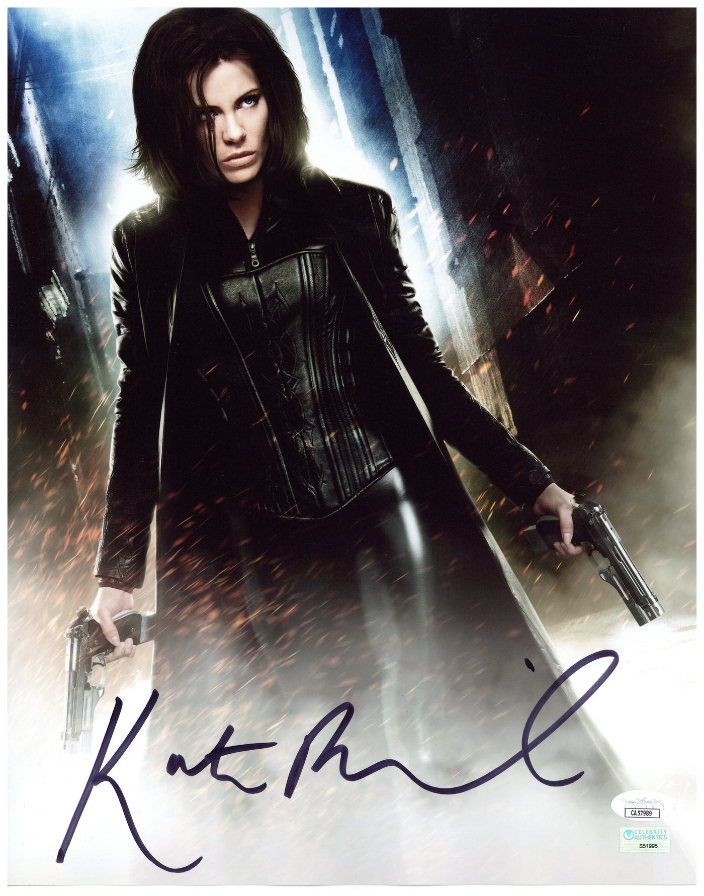 Kate Beckinsale Signed 11x14 Photo Underworld Autographed JSA COA