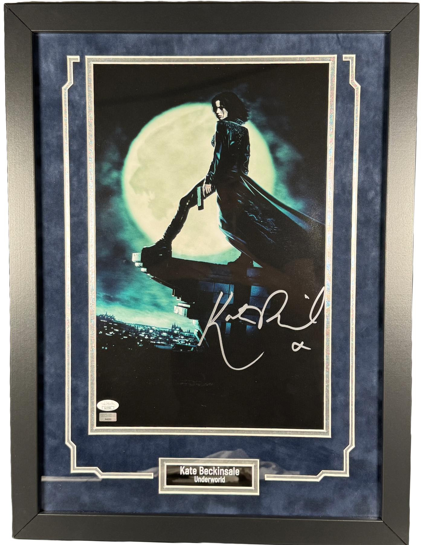 Kate Beckinsale Signed Custom Framed 11x17 Photo Underworld Autographed JSA COA