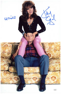 Image of Katey Sagal & Ed O'Neill Signed 11X17 Photo Married with Children Peg Autographed JSA