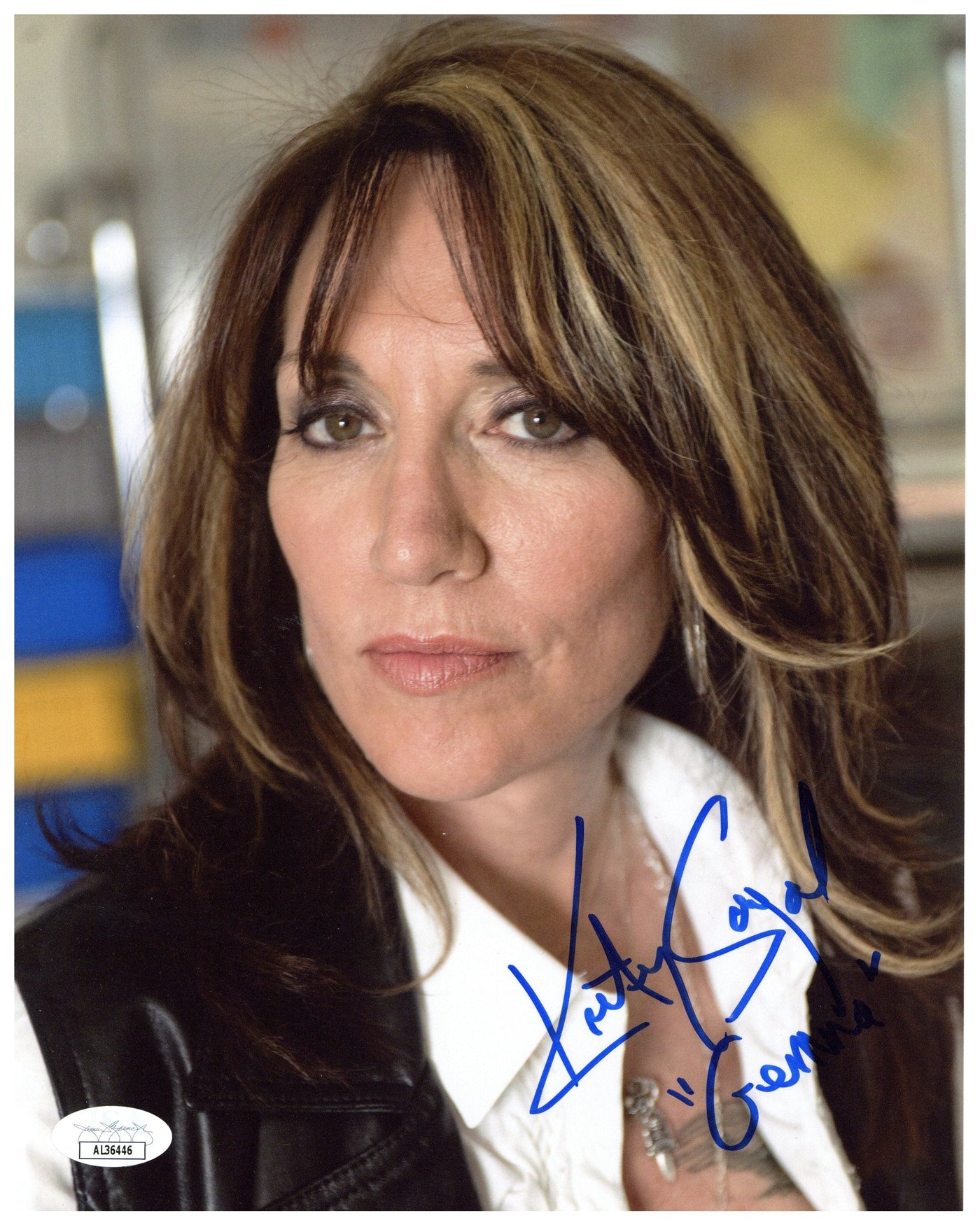 Katey Sagal Signed 8x10 Photo Sons of Anarchy Authentic Autographed JSA COA #2