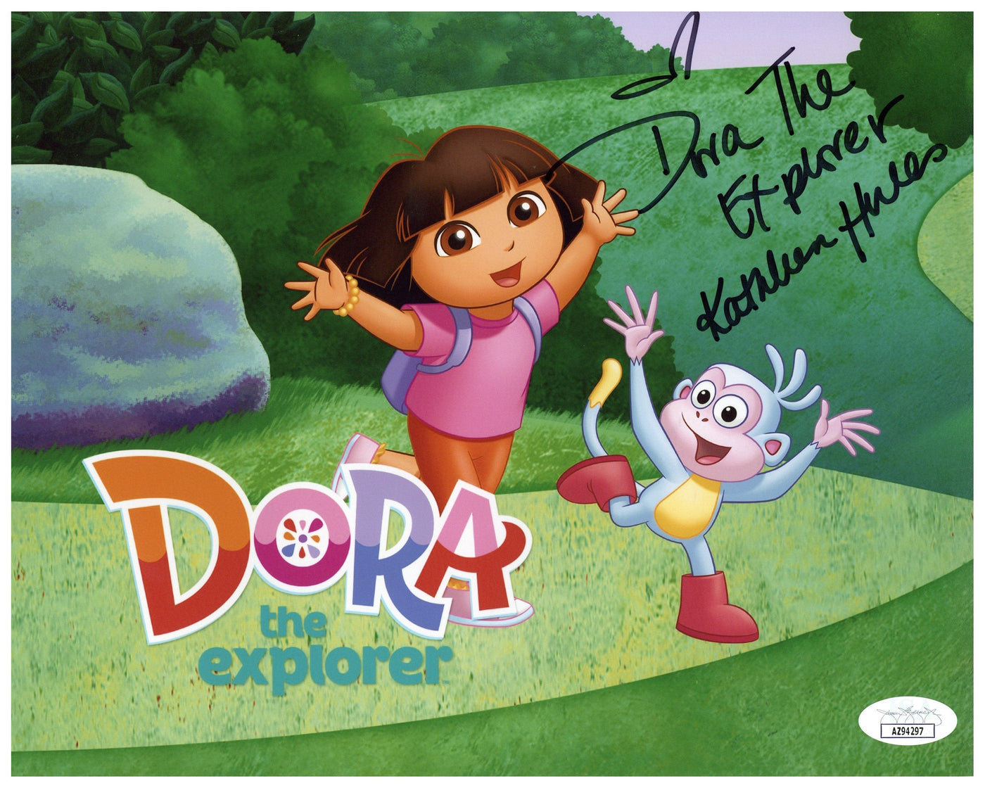 Kathleen Herles Signed 8x10 Photo Dora the Explorer Autographed JSA COA