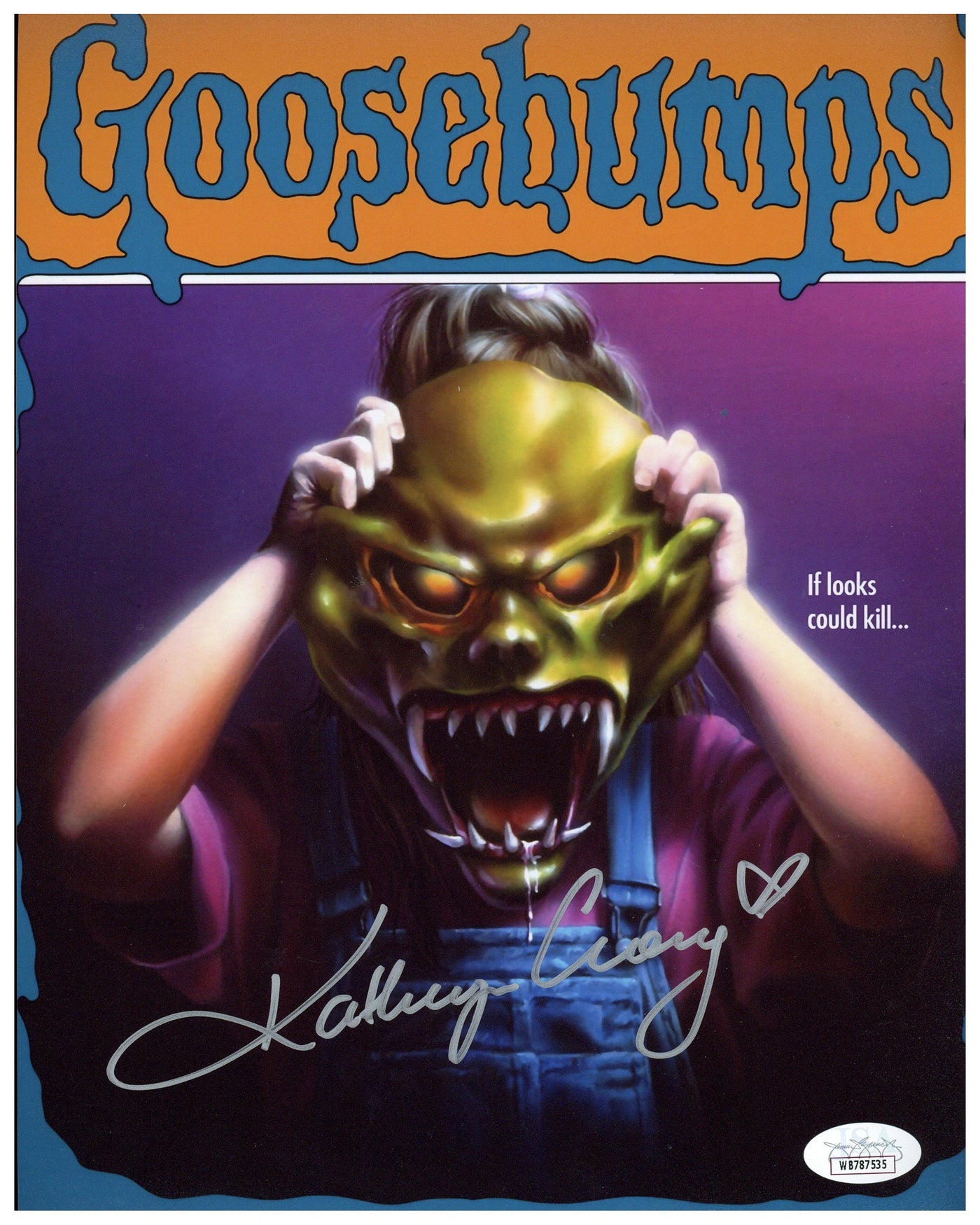Kathryn Long Signed 8x10 Photo Goosebumps The Mask Autographed JSA COA 2
