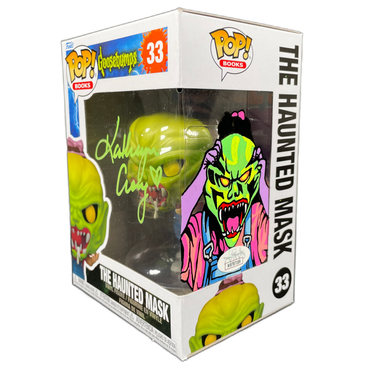 Kathryn Long Signed Funko POP Goosebumps The Mask Autographed JSA COA Sketch 2