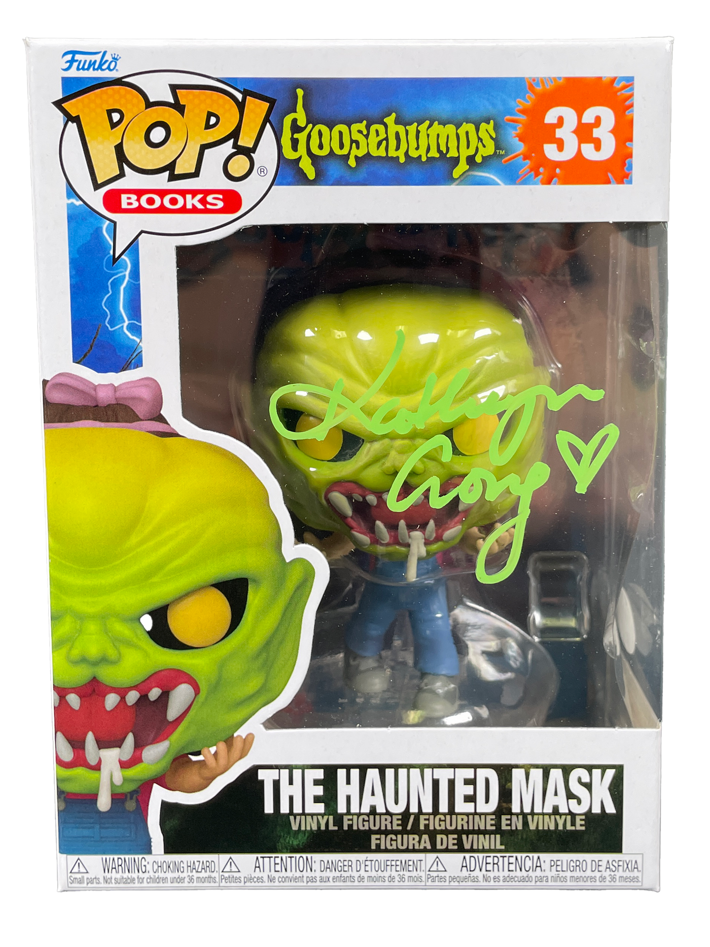 Kathryn Long Signed Funko Pop! Goosebumps The Haunted Mask Autographed JSA COA