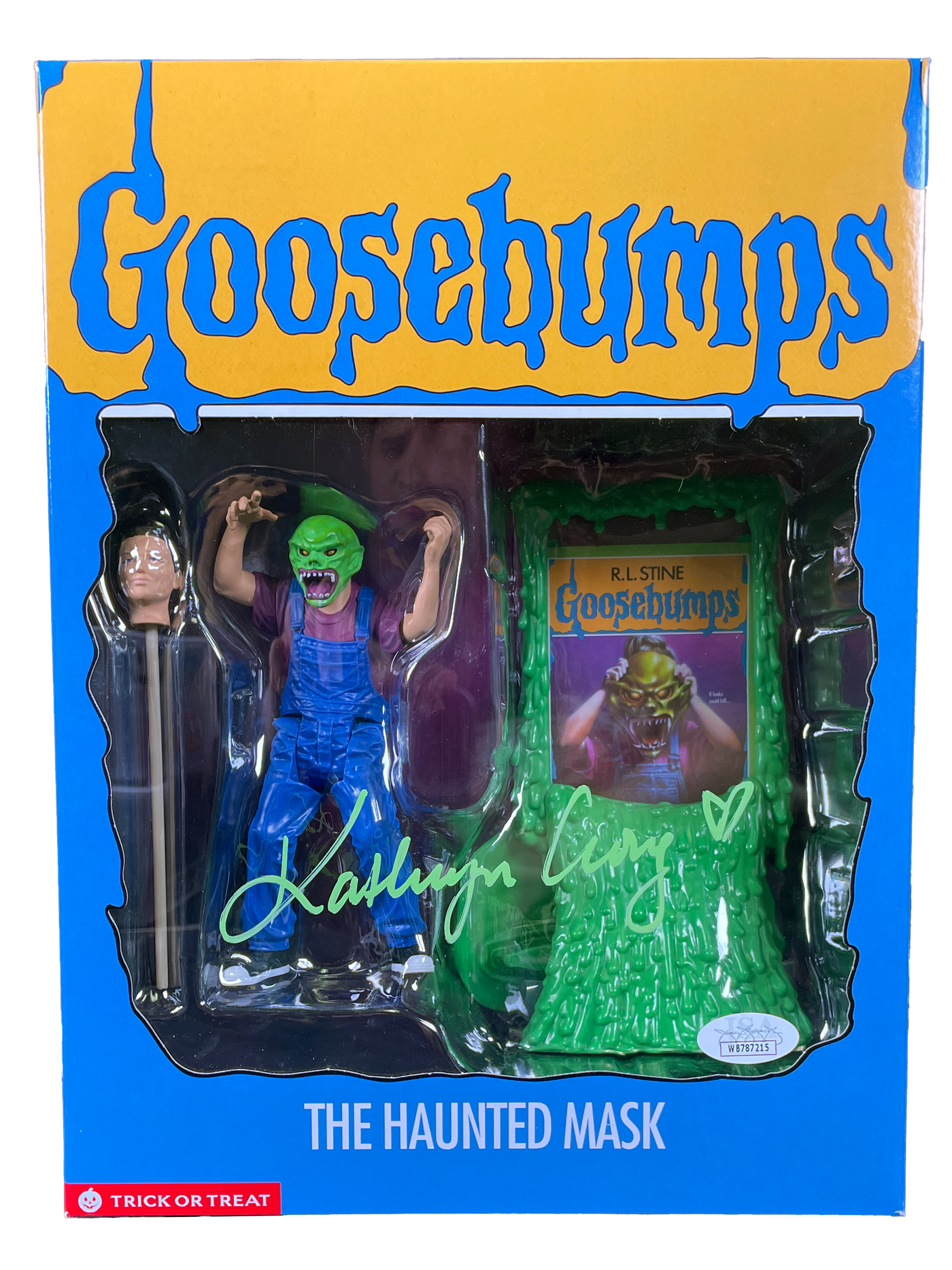 Kathryn Long Signed Goosebumps The Haunted Mask 5" Figure Autographed JSA COA
