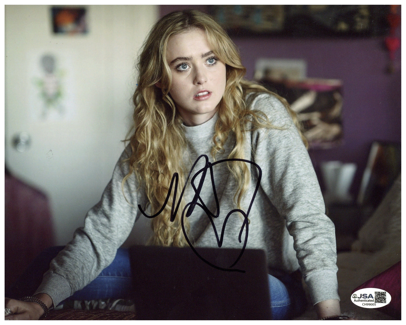Kathryn Newton Signed 8x10 Photo Lisa Frankenstein Autographed JSA COA B