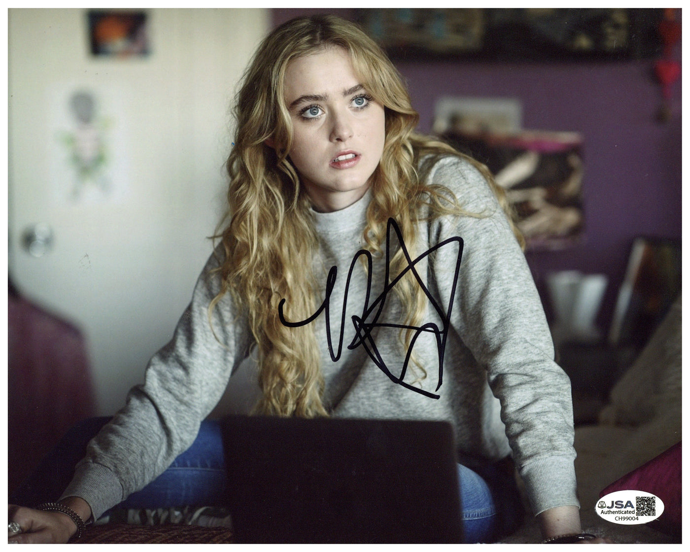 Kathryn Newton Signed 8x10 Photo Lisa Frankenstein Autographed JSA COA B