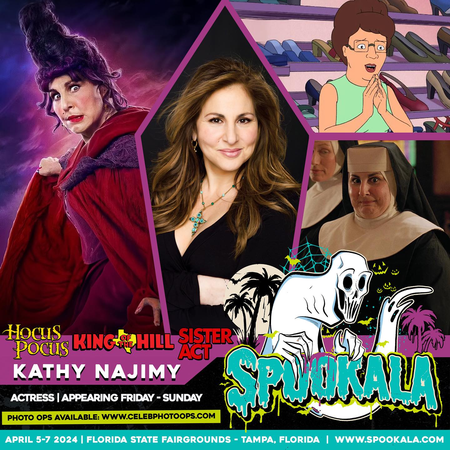 Kathy Najimy Official Autograph Mail-In Service - Spookala April 2024 ...
