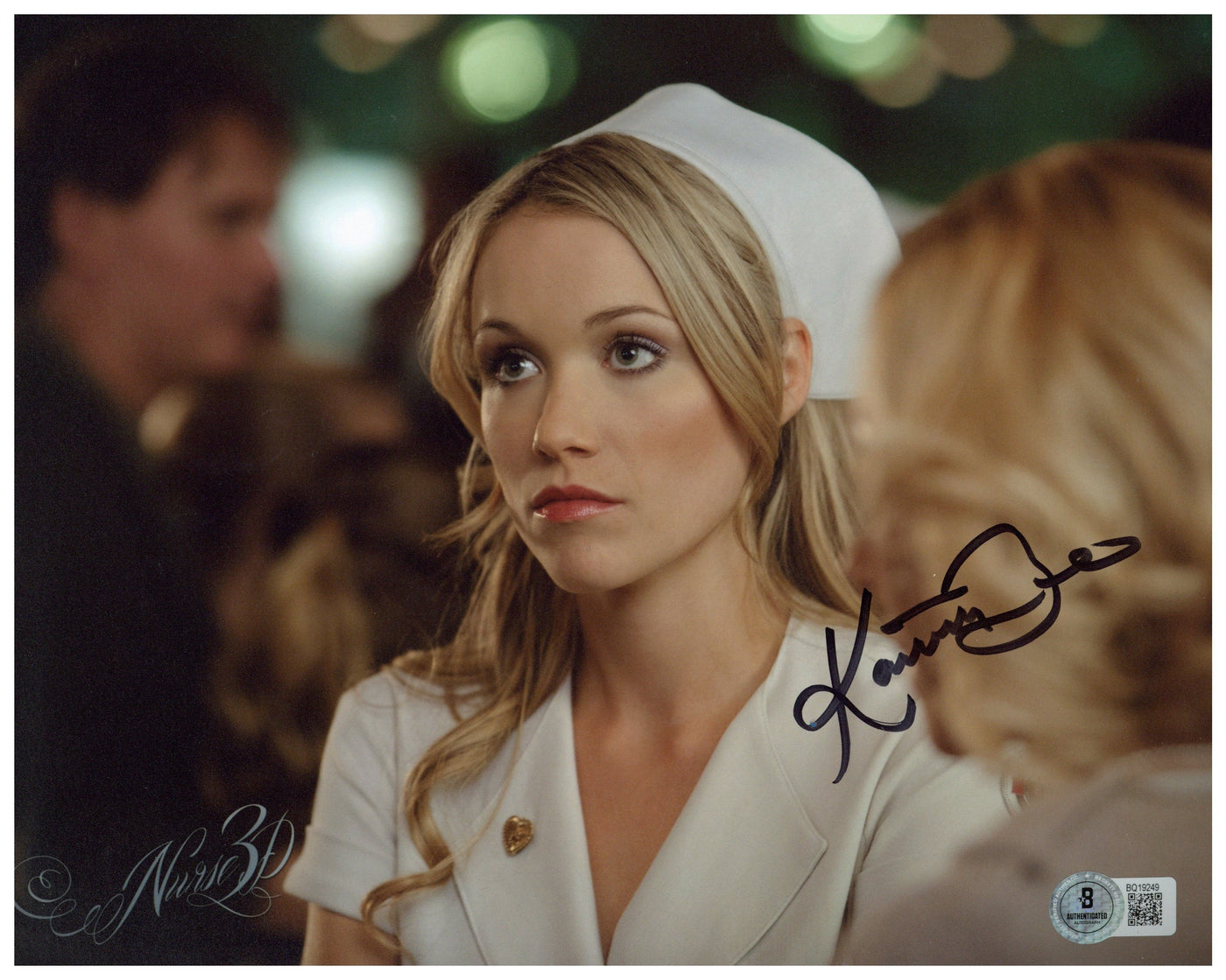 Katrina Bowden Signed 8x10 Photo Nurse 3D Autographed BAS COA