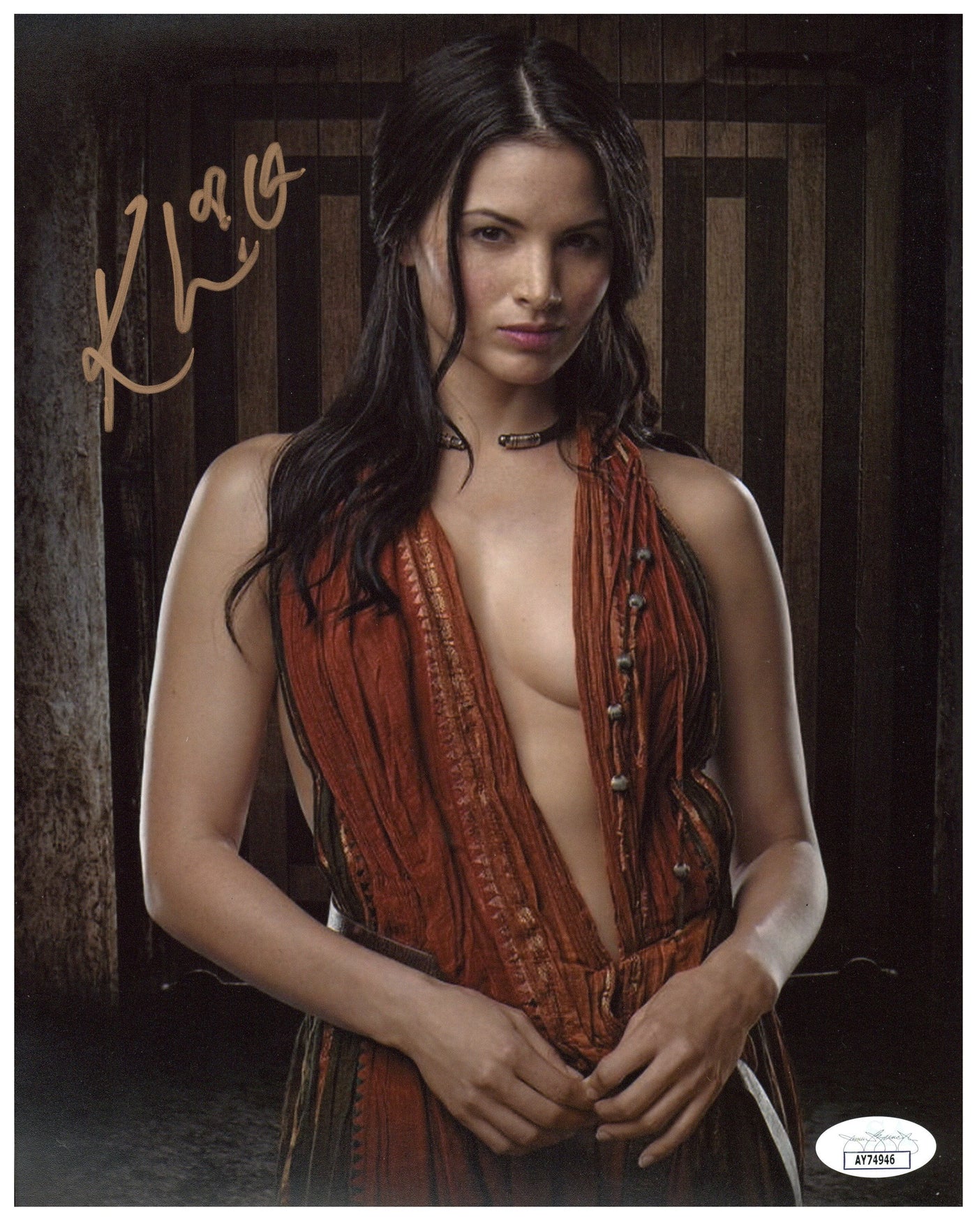 Katrina Law Signed 8x10 Photo Arrow Spartacus Autographed JSA COA