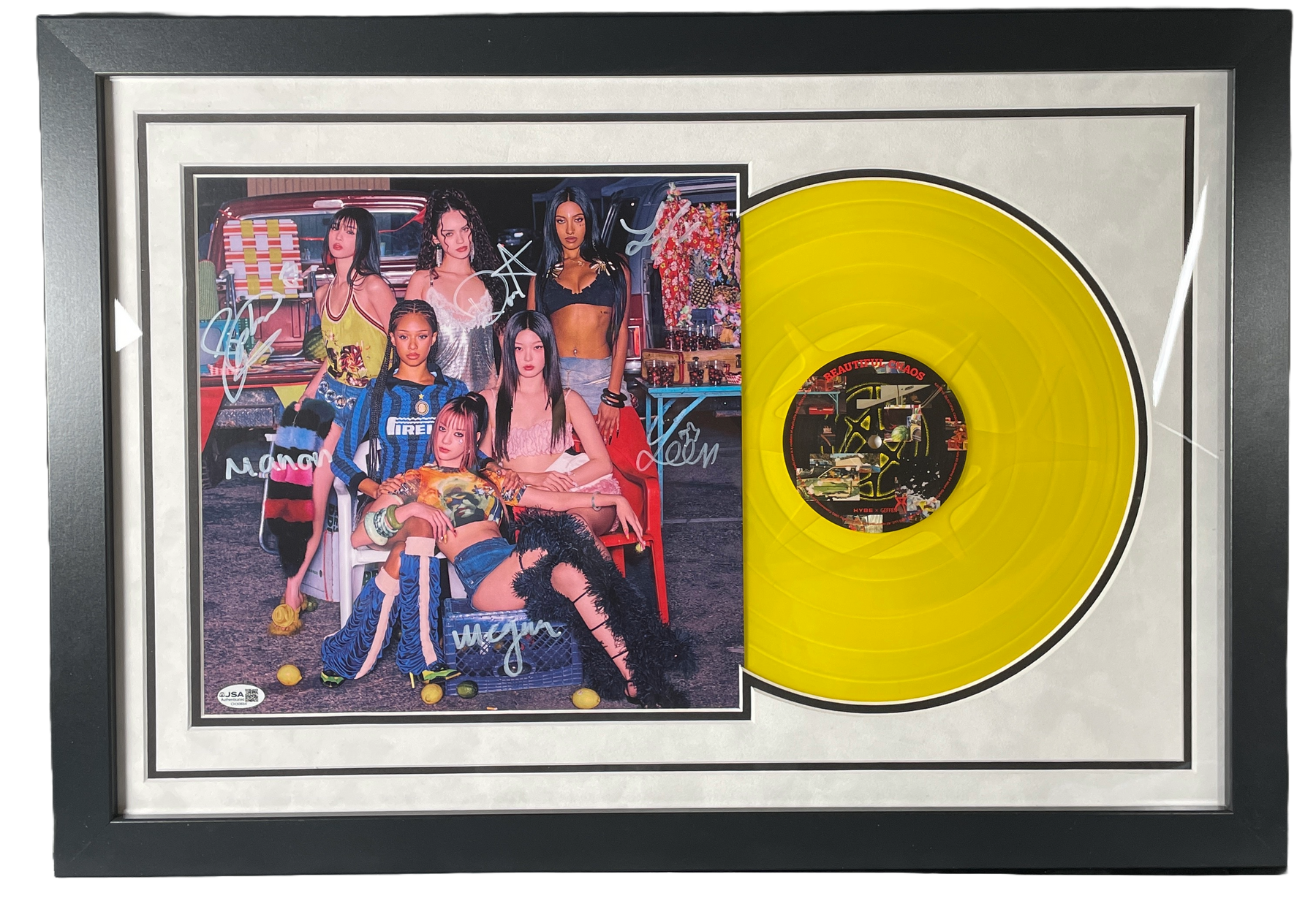 Katseye Beautiful Chaos Vinyl Signed