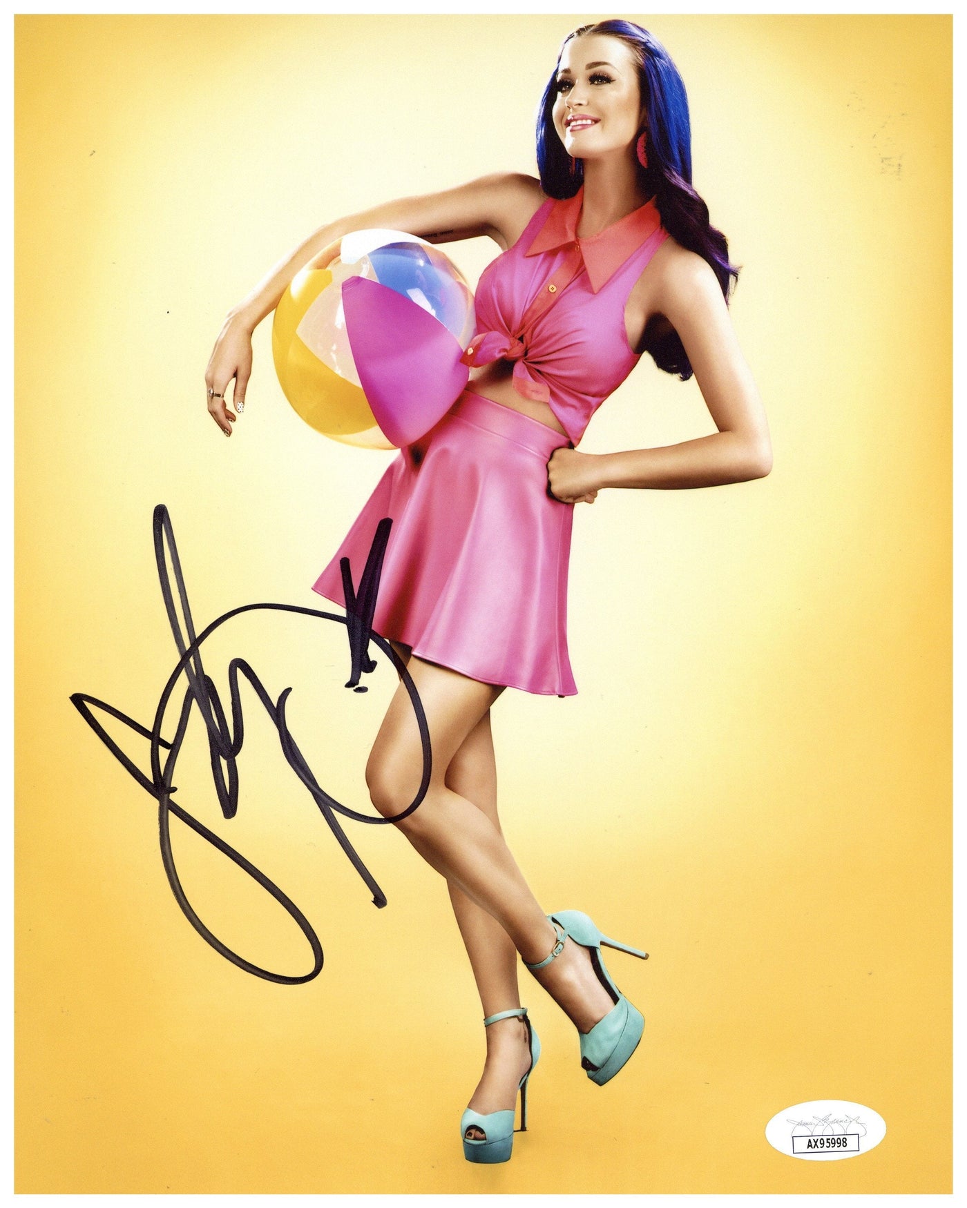 Katy Perry Signed 8x10 Photo Dark Horse Music Autographed JSA COA #2