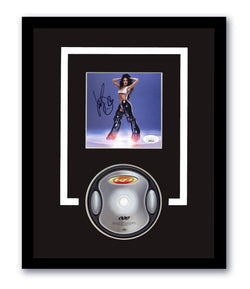 Image of Katy Perry Signed Woman's World CD FRAMED Autographed JSA COA