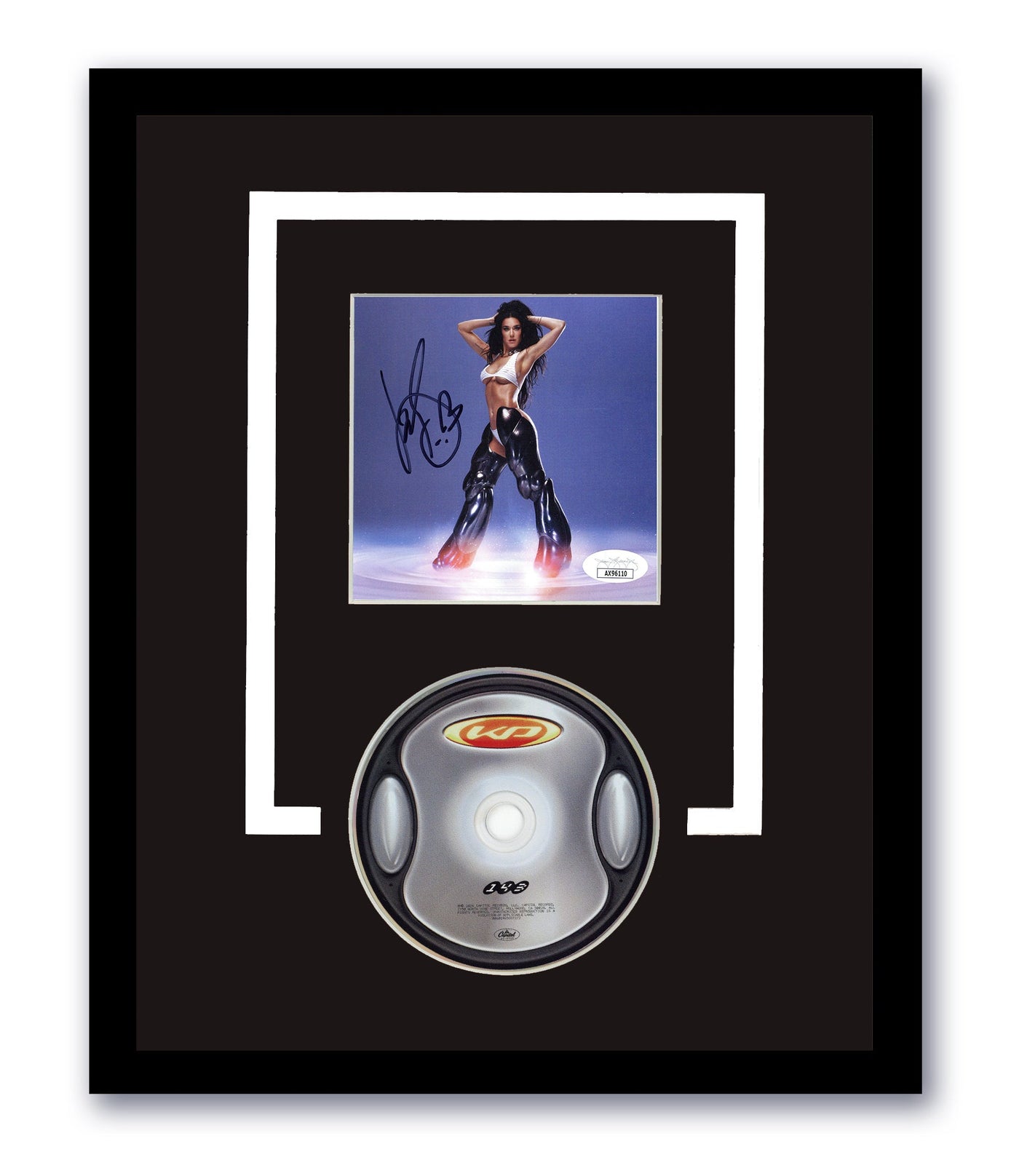 Katy Perry Signed Woman's World CD FRAMED Autographed JSA COA