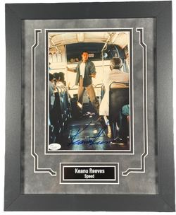 Image of Keanu Reeves Signed Custom Framed 8x10 Photo Speed Autographed JSA COA