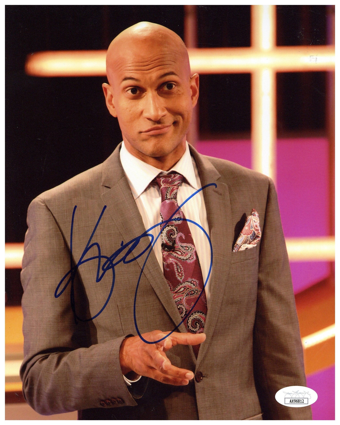 Keegan-Michael Key Signed 8x10 Photo Key & Peele Autographed JSA COA 4