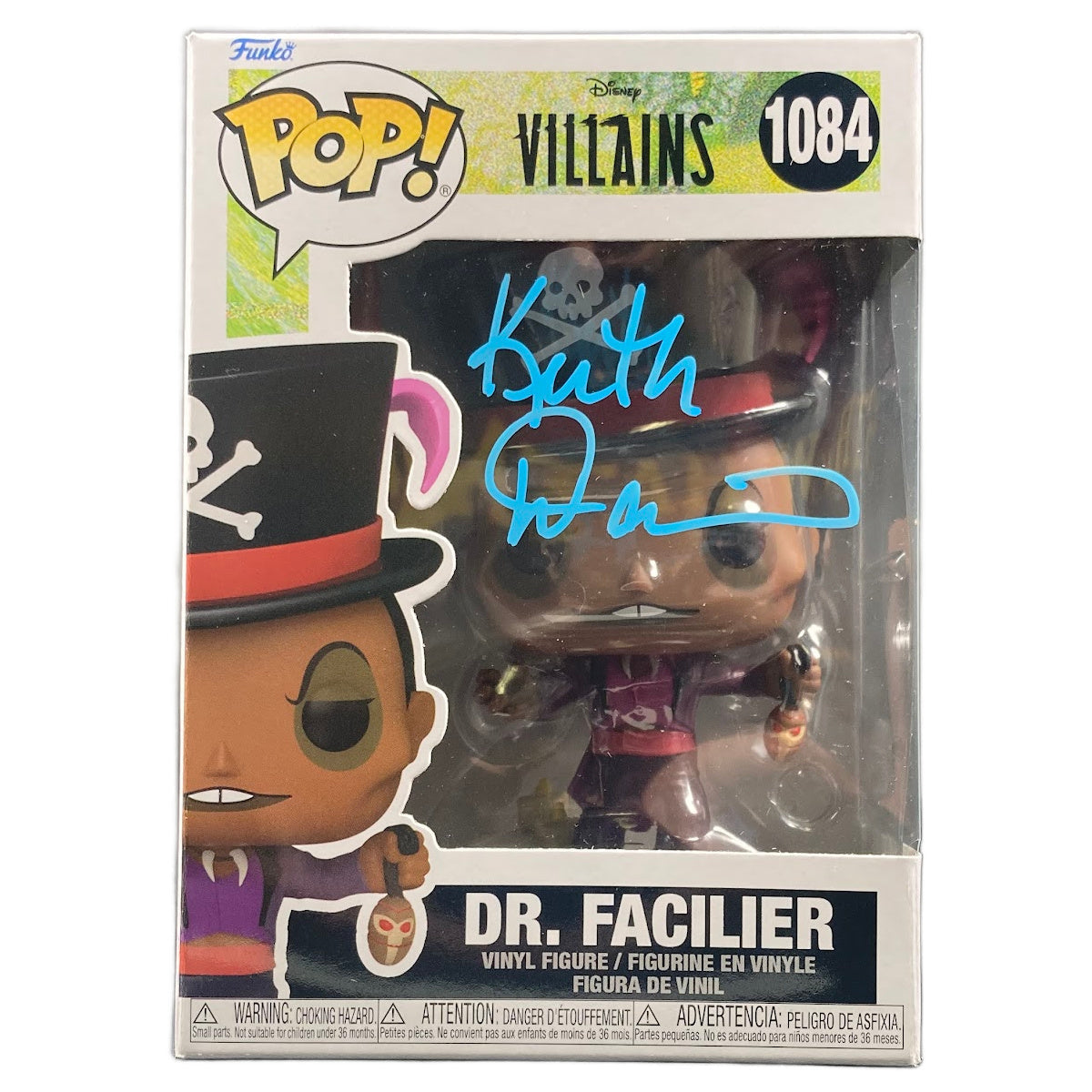 Keith David Signed Funko POP The Princess and the Frog Dr. Facilier Autographed JSA #2