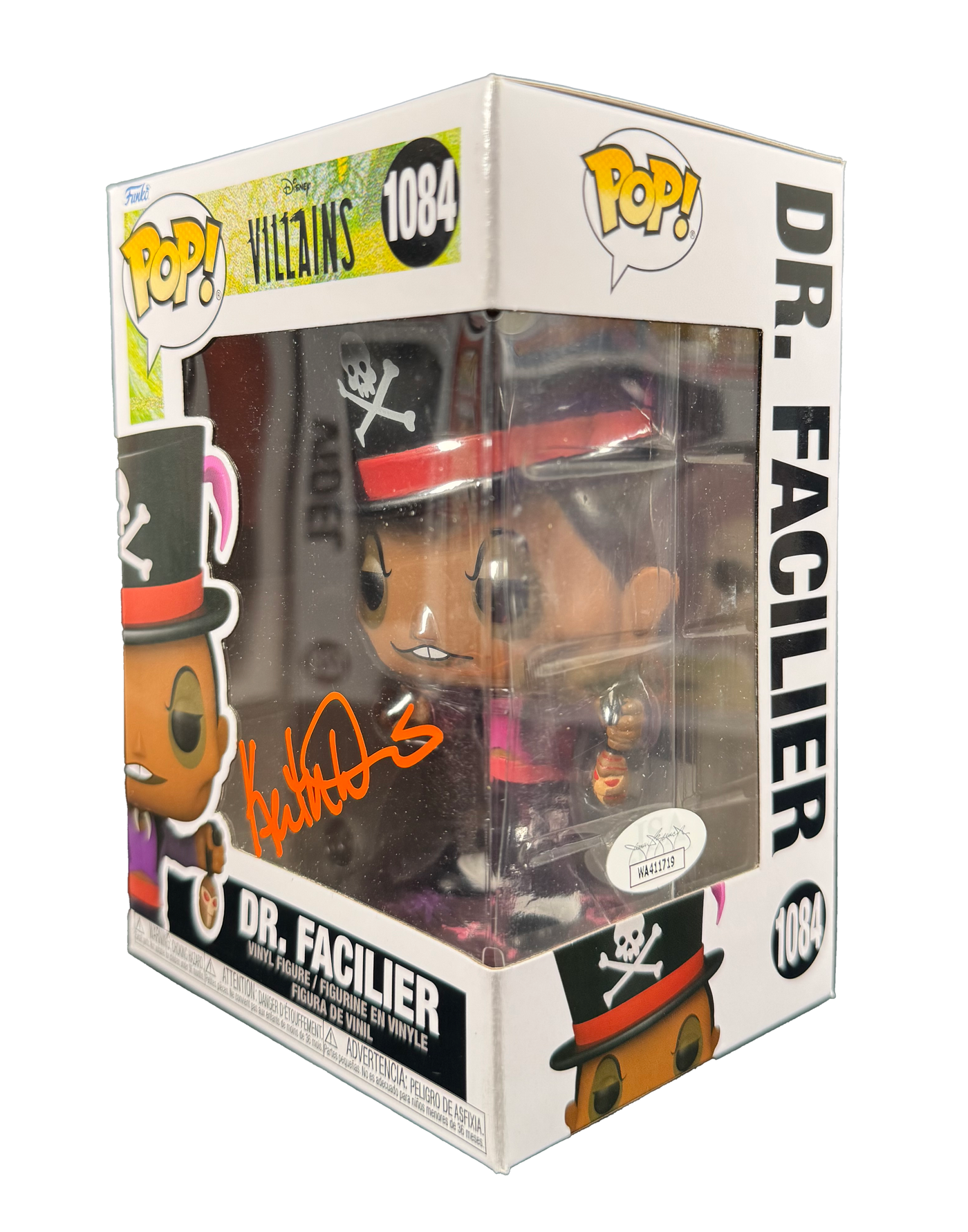 Keith David Signed Funko Pop Disney Dr. Facilier Autographed JSA COA