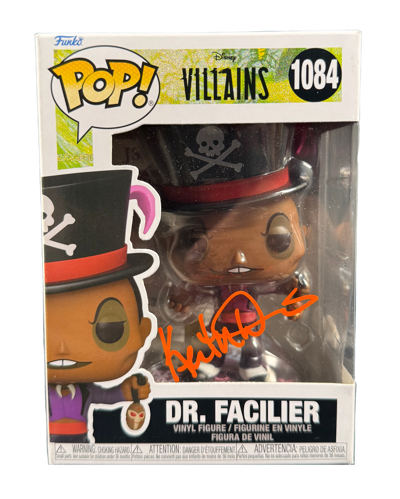 Keith David Signed Funko Pop Disney Dr. Facilier Autographed JSA COA