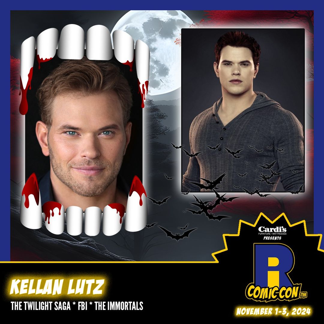 Kellan Lutz Official Autograph Mail-In Service - Rhode Island Comic Con 2024