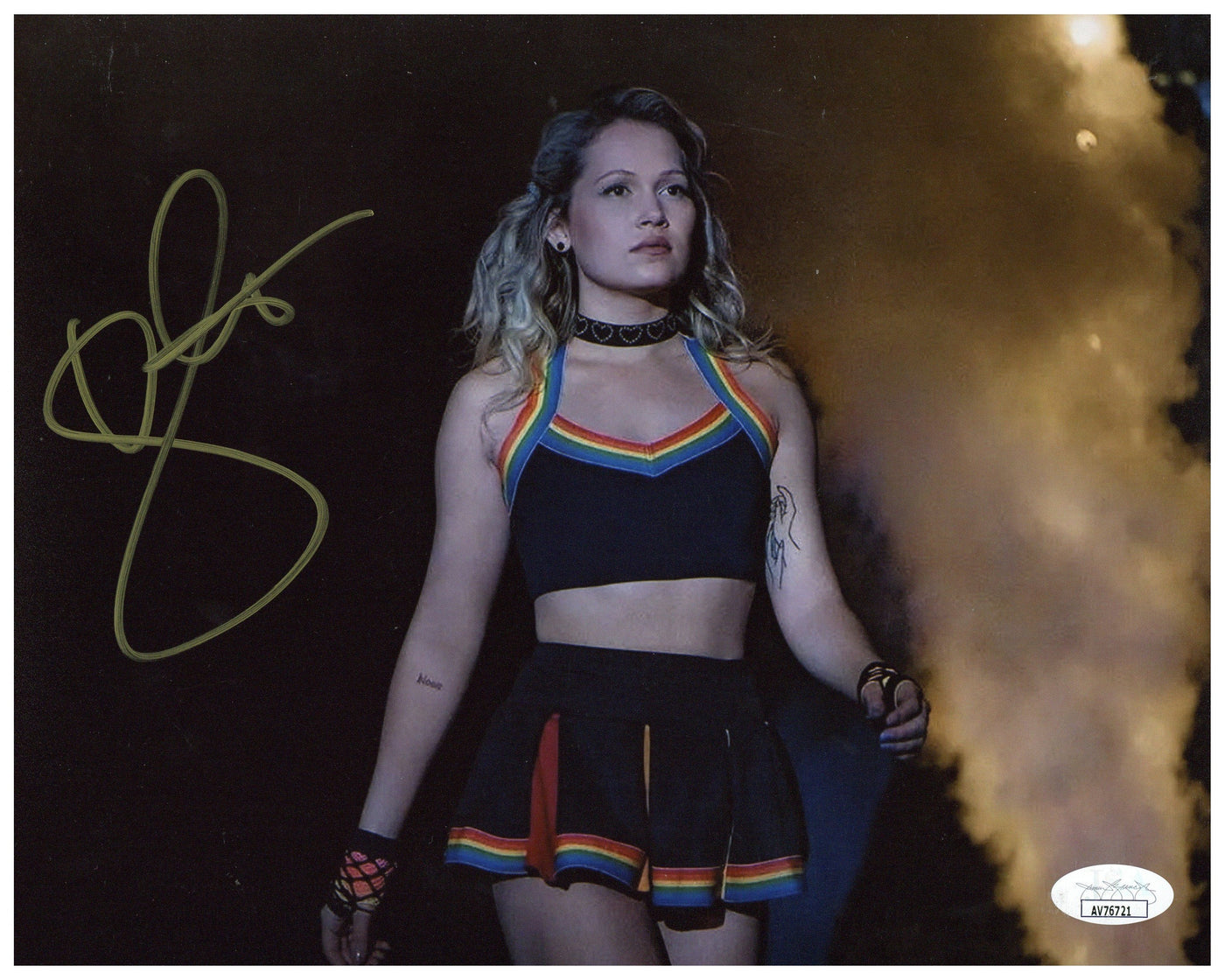 Kelli Berglund Signed 8x10 Photo HEELS Authentic Autographed JSA COA