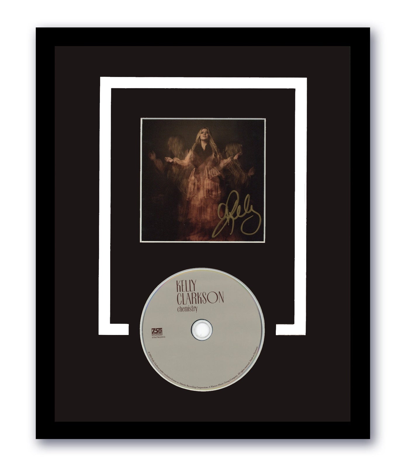 Kelly Clarkson Signed Chemisty CD Custom Framed Autographed AutographCOA