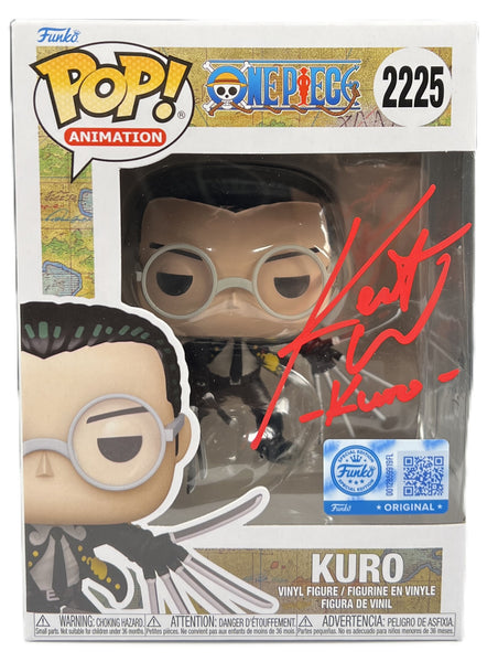 Kent Williams Signed Funko Pop One Piece Kuro Autographed Zobie