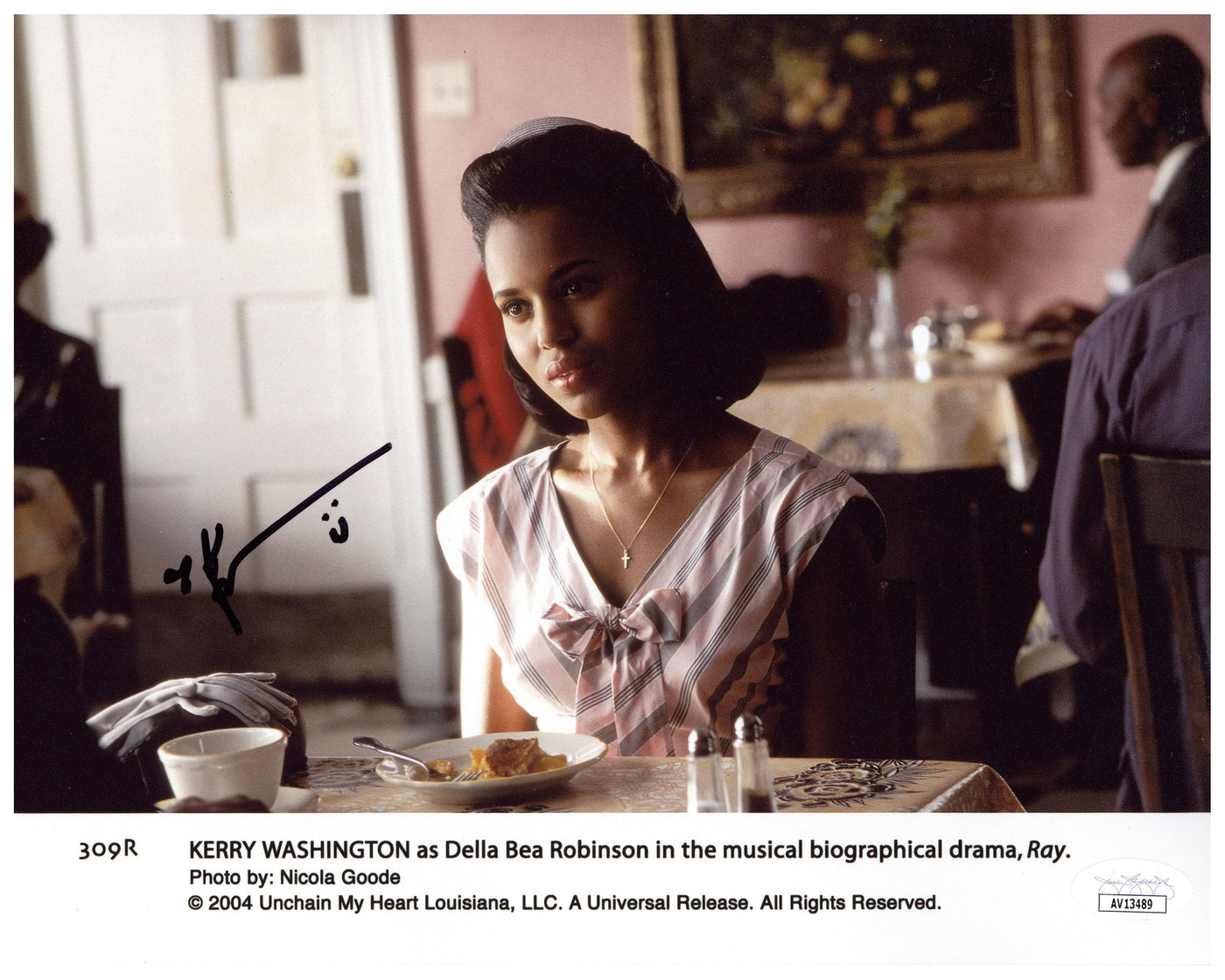 Kerry Washington Signed 8x10 Photo Ray Authentic Autographed JSA COA