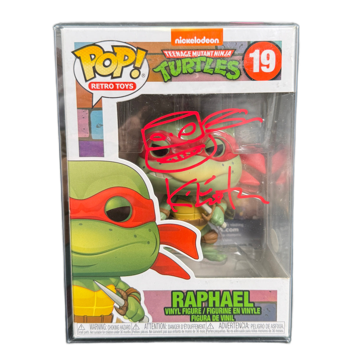 Kevin Eastman Signed Funko POP Teenage Mutant Ninja Turtles Raphael Auto JSA COA