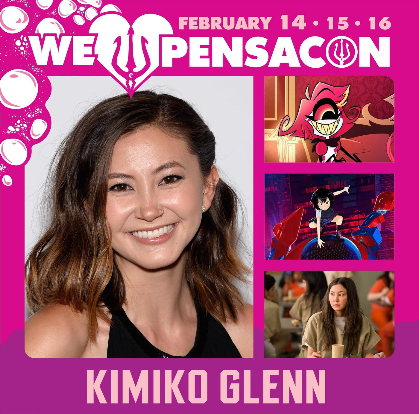 Kimiko Glenn Official Autograph Mail-In Service - Pensacon 2025