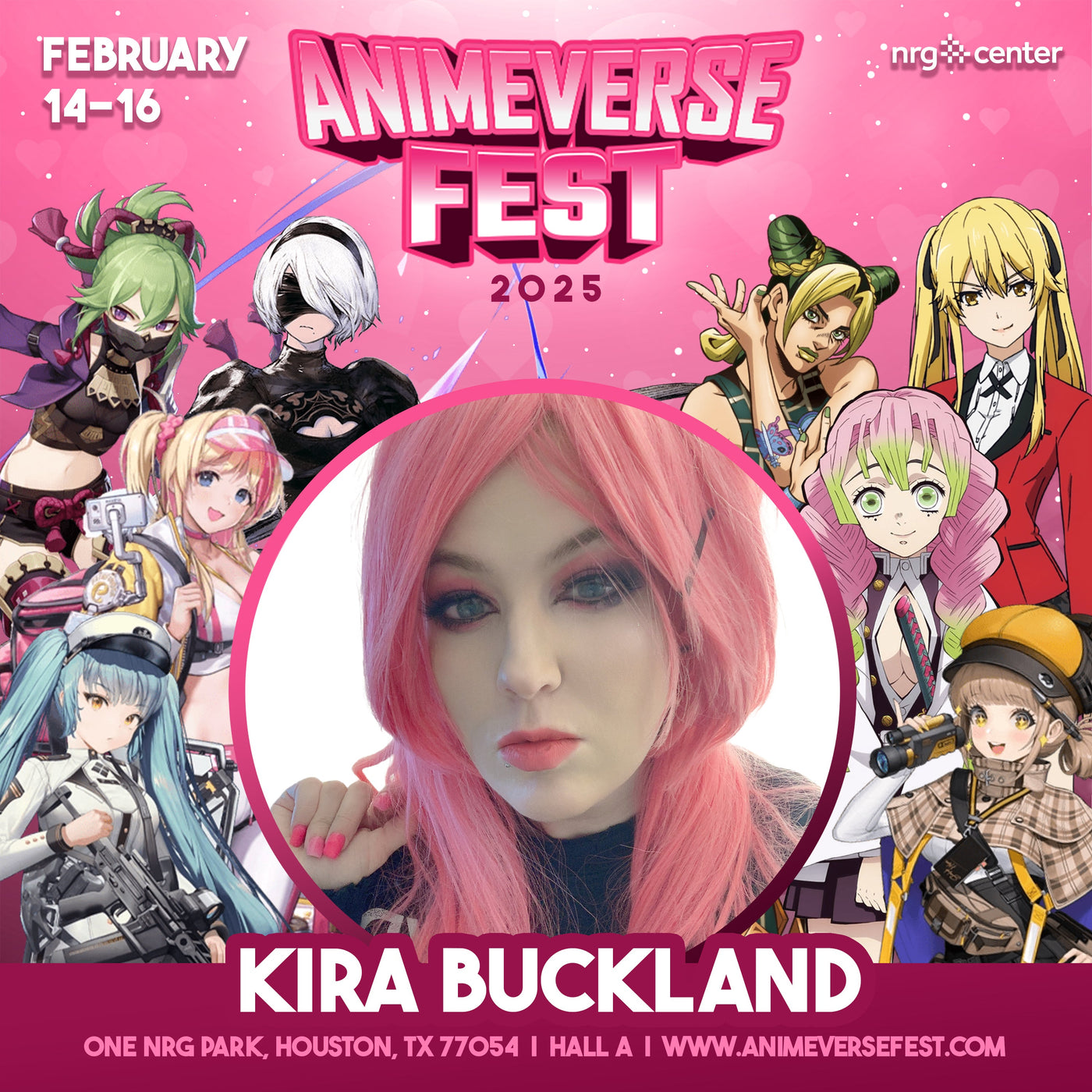 Kira Buckland Official Autograph Mail-In Service - Animeverse 2025