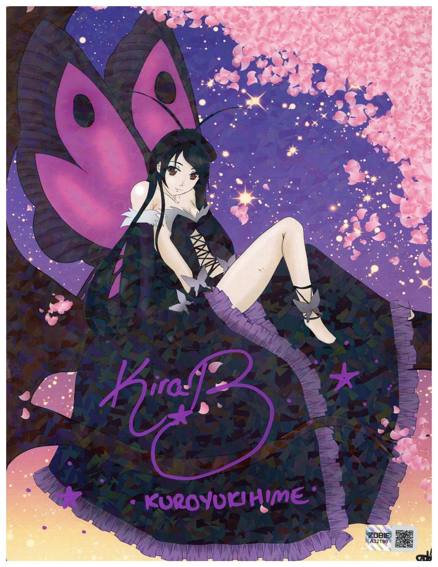 Kira Buckland Signed 8.5x11 Photo Accel World Autographed Zobie COA